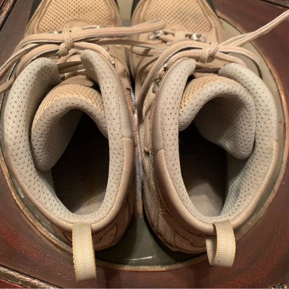 ASOLO Ellery Sand/ Dark Sand Hiking Boots Trail Made in Romania ~ Women’s Sz 10 - Picture 7 of 9